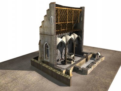 Digitale Rekonstruktion Synagoge Wien 