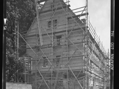 Rashi-House while rebuilt, 1981/82