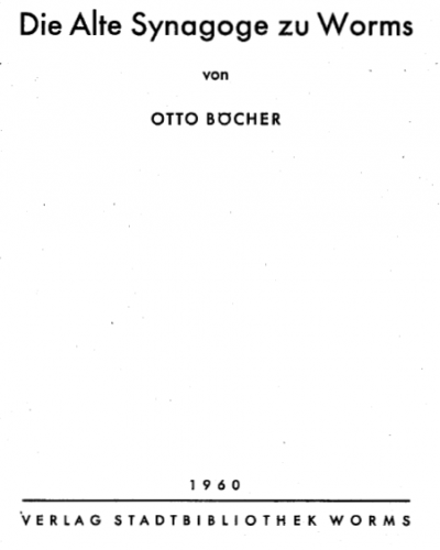 Publication Boecher 1960
